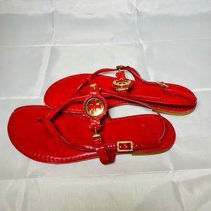 Tory Burch Patent Leather Pink Sandals